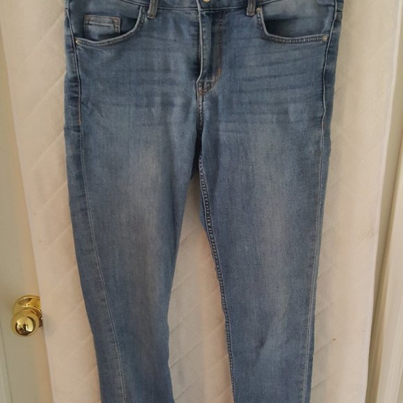 Light blue wash jeans. - Picture 2 of 2